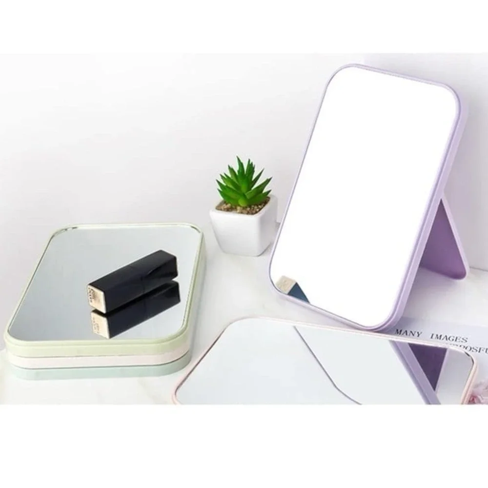 Mirror Super HD Tabletop Mirror Foldable Bracket Designed Makeup Mirror Hand Fre